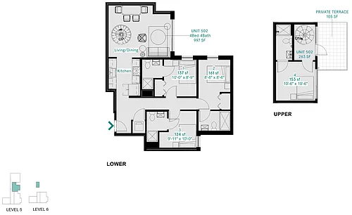 Floor plan 502 - 503 - Price Per Bed