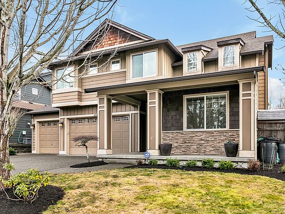 Front yard and covered porch