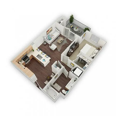 Floor plan Teak