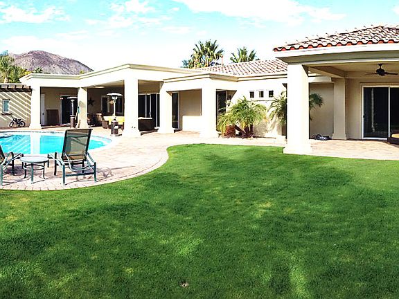 Huge backyard with pool