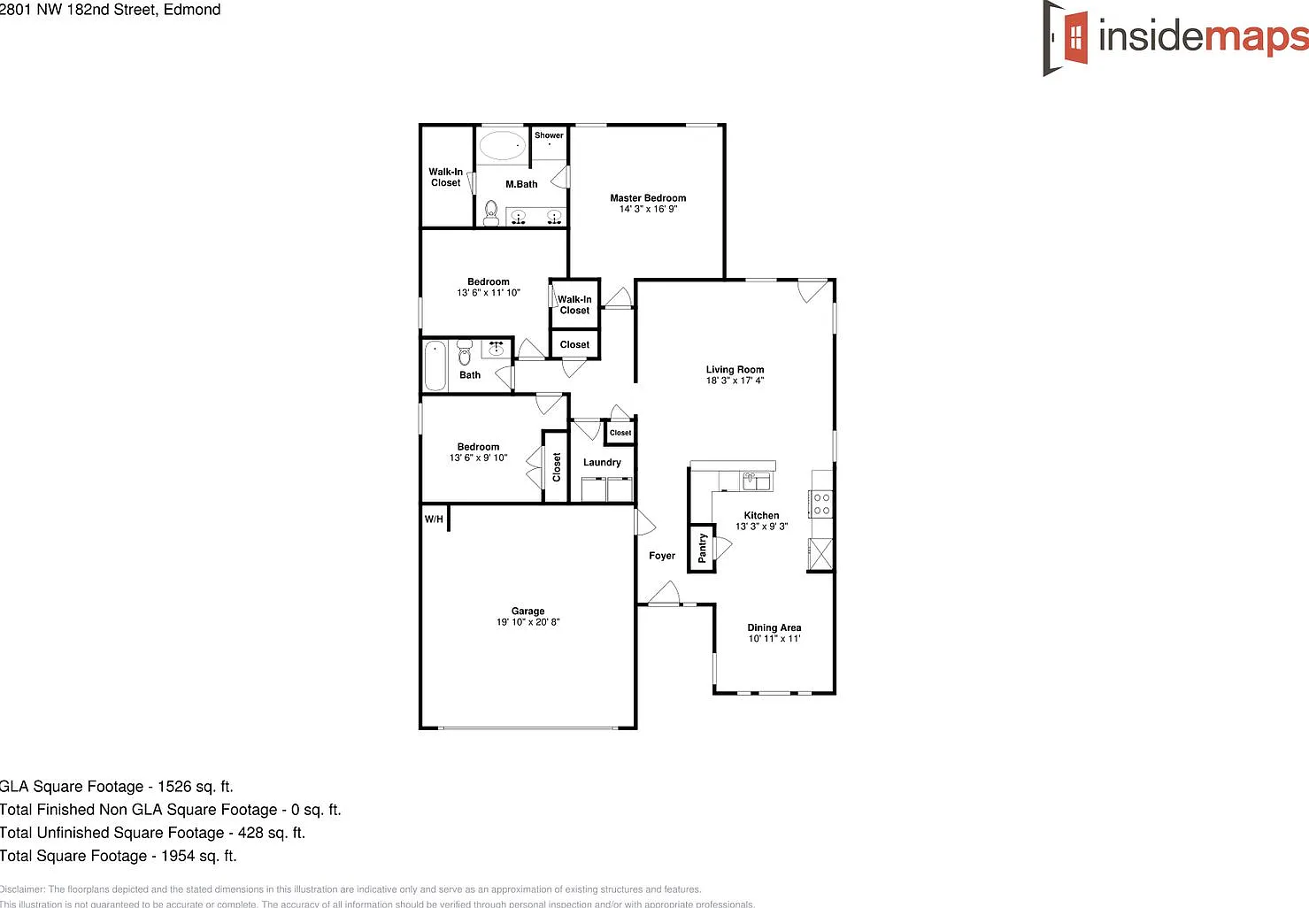 3 Bedroom 2 Bath 2 Car Garage in Deer Creek Schools — Photo 3