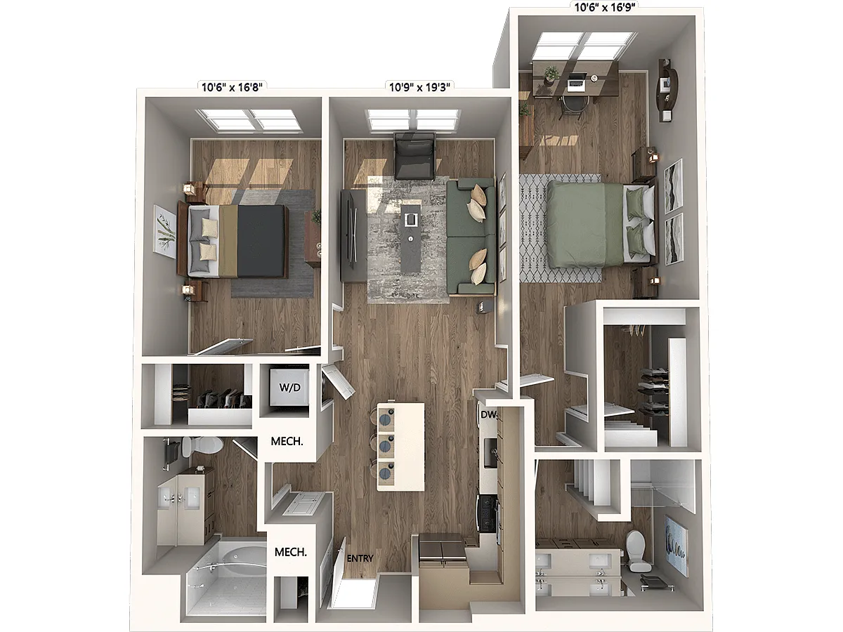 Floor plan BA3a-alt-a