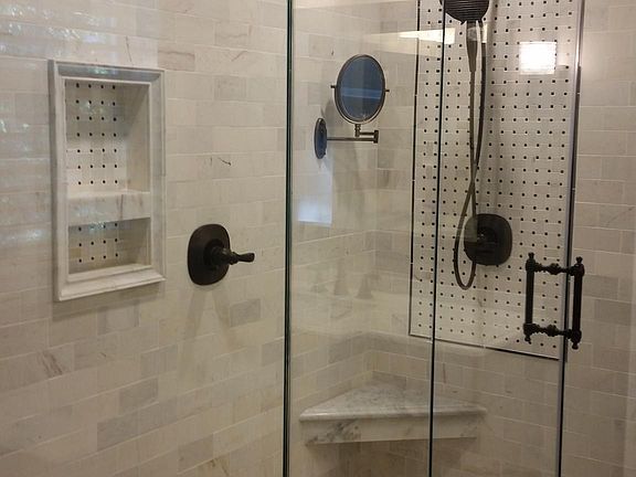 Huge master shower