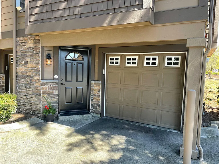 Large Two Car Tandem Garage with extra storage space