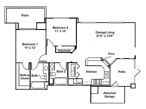 Floor plan Darlington