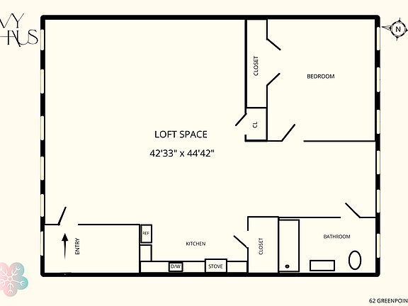 2nd image of 62 Greenpoint Ave APT 4