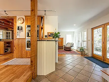 Kitchen to Den on 1st floor