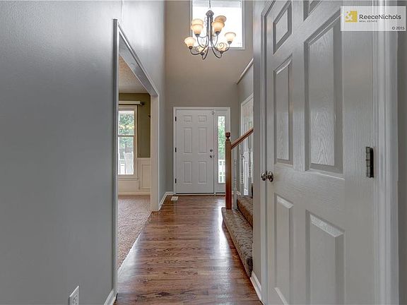 New paint throughout most of first floor. New door knob and lock on front door and garage.