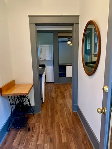 Mudroom Entry to kitchen. New Washer/Dryer included.
