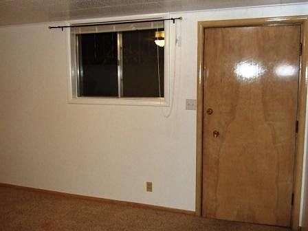 Entry door and LR window