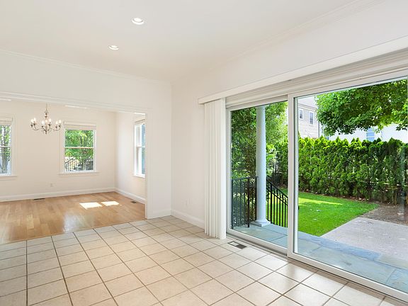 Dining Room and Views from Kitchen to Sliders and Your Private Backyard w/Patio