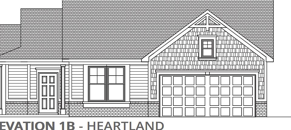 Exterior Option for V1828 New Home Plan