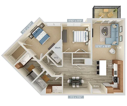 Floor plan B10-1213