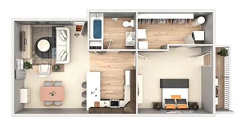 Floor plan Magnolia (2nd Floor)