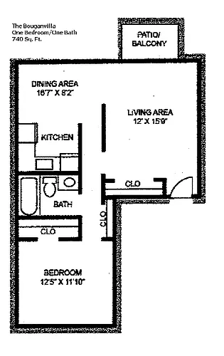 Floor plan Bougainvilla