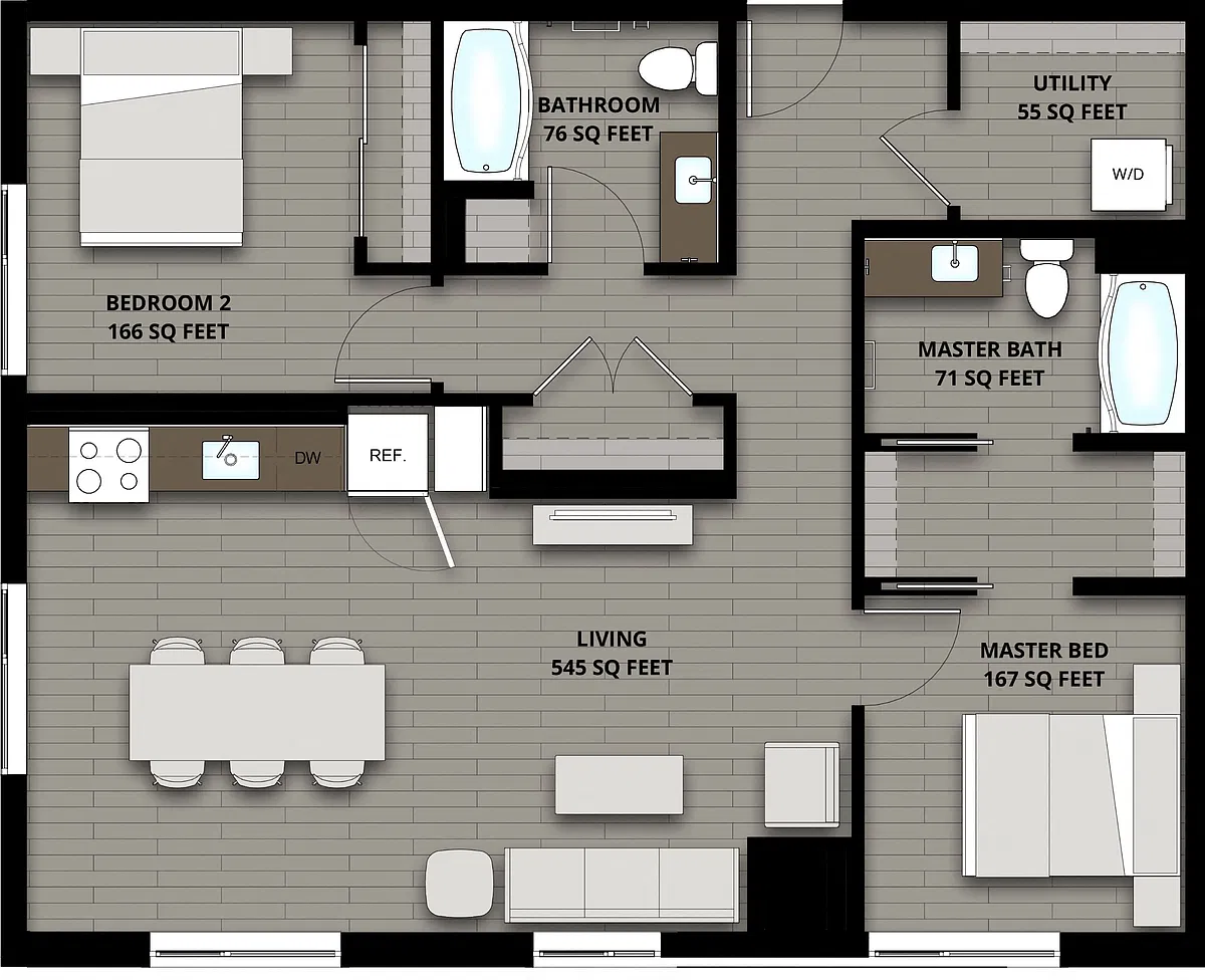 Floor plan W 2X2 K