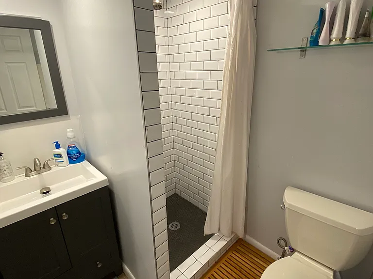 Basement bathroom