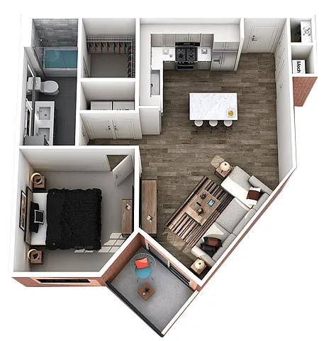 Floor plan Porter