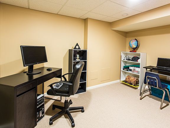 Finished Basement Office