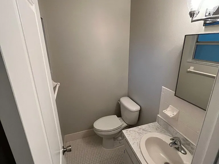 1/2 Bath in master bedroom