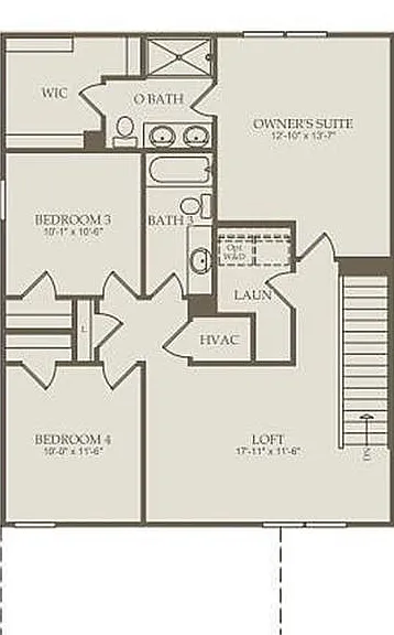 Second floor plan