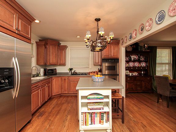 the kitchen