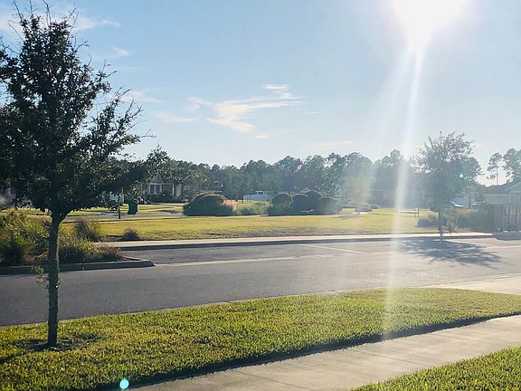 Looking out the front door.