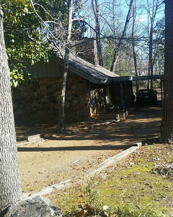 Front view of driveway area.