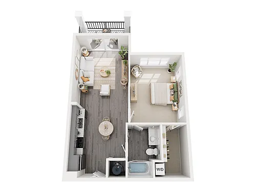 Floor plan 1B4