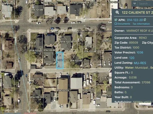 122 W Caliente St, Reno, NV 89509
