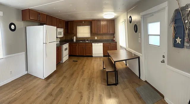 Kitchen and dining