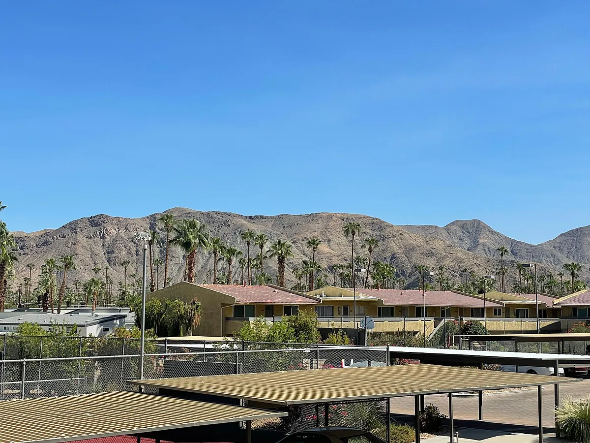 Photo 1 of 11 - 1900 S Palm Canyon Dr - Palm Springs, CA View from back patio - 1900 S Palm Canyon Dr