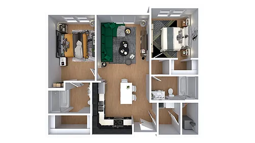 Floor plan The McFarlane (Income Restricted)