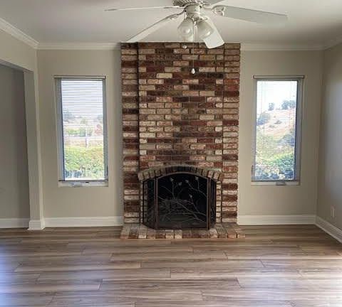 fireplace in great room