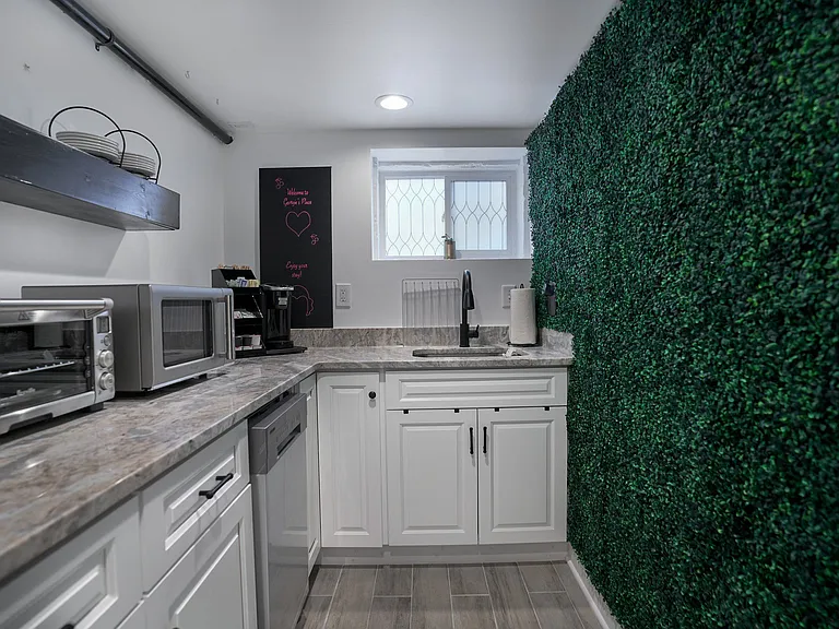 Lower level kitchenette