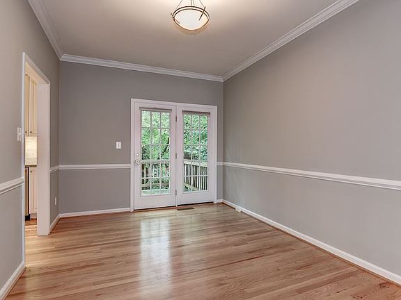 Dining Room with French Doors