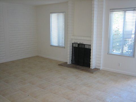 Living Room w / New Tile Floors.