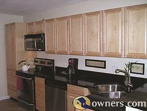 Modern updates, stainless appliances