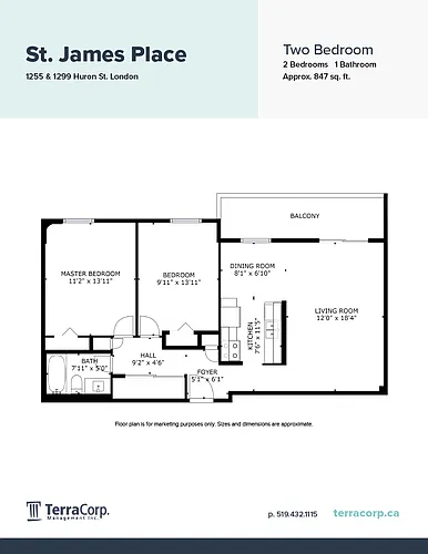 Floor plan 2 Bedroom