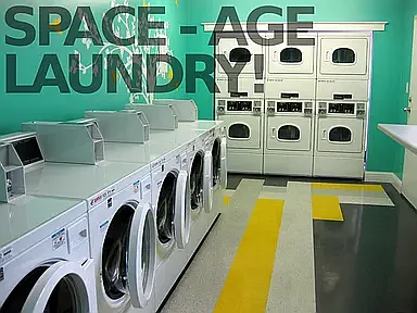 Laundry facilities for residents coin operated