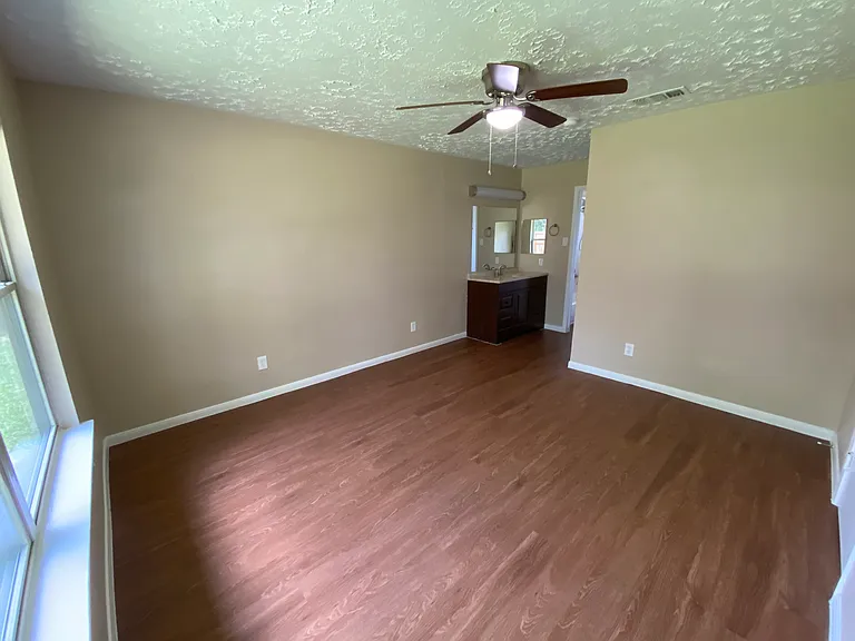 Master Bedroom with vanity in room