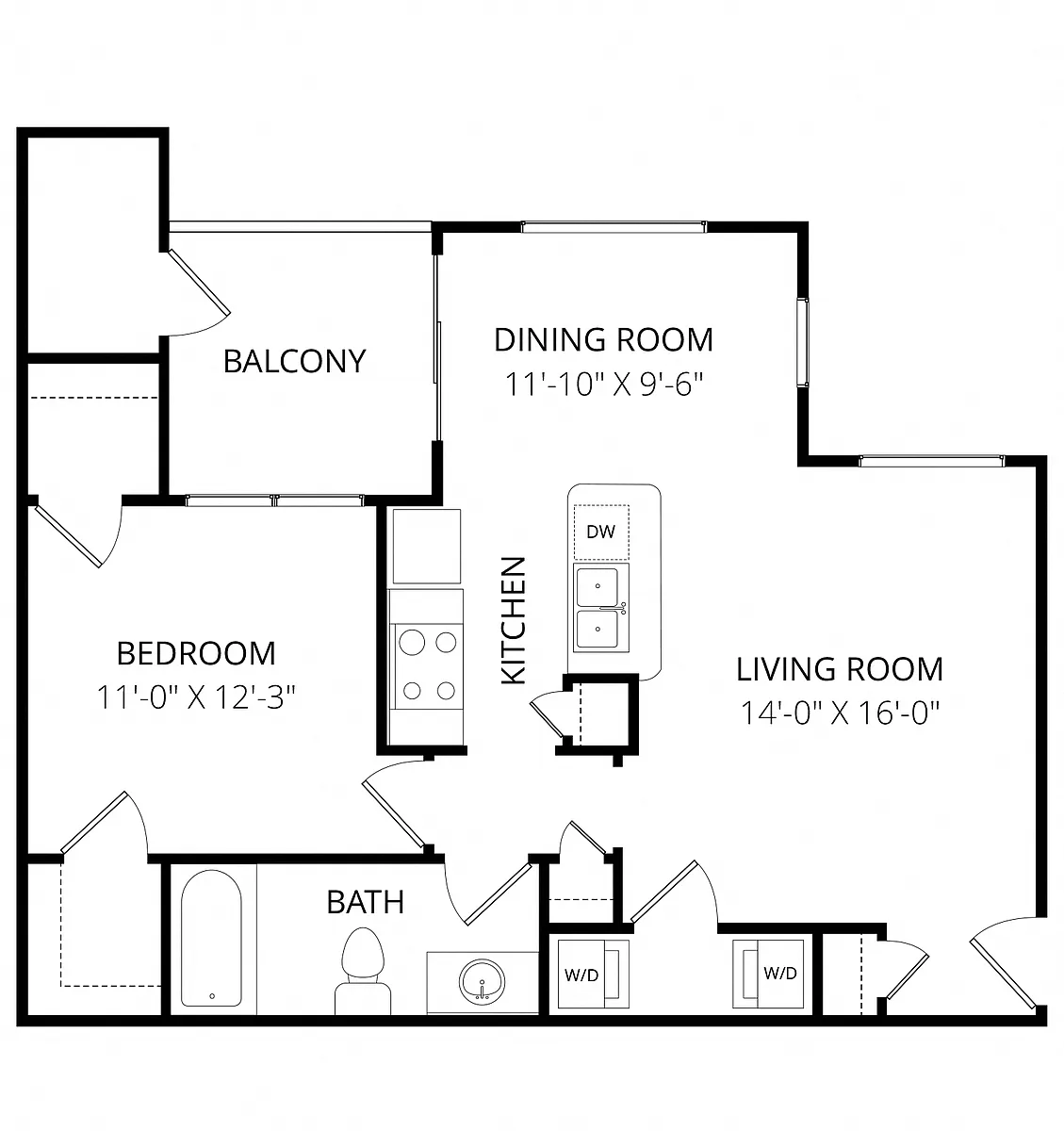 Floor plan A2 Red Bud