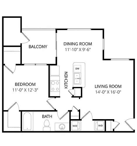 Floor plan A2 Red Bud