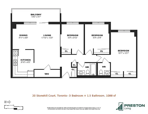 Floor plan 604