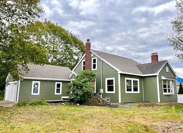 Newly sided and trimmed exterior.