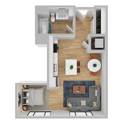 Floor plan S4-SA - Income Restricted
