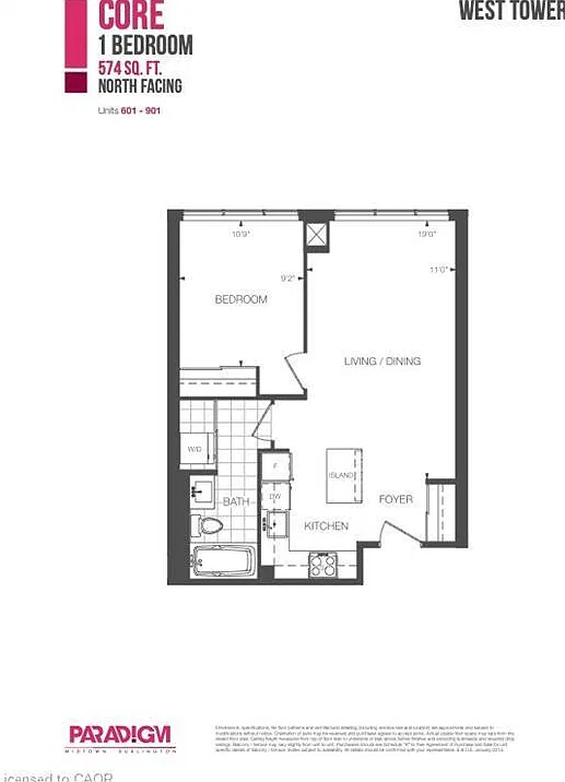 1 bed, 1.0 bath, 574 sqft, $2,200 — Photo 2