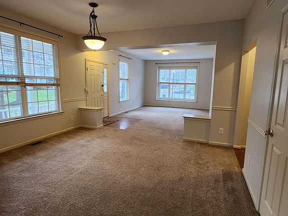 Spacious living and dining room