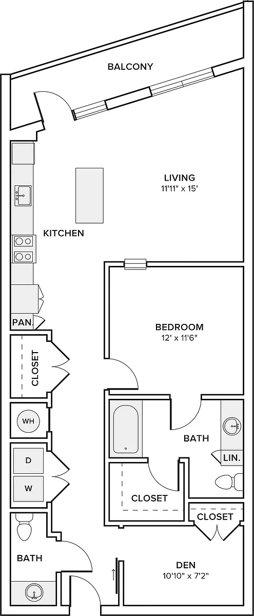 Floor plan A02D