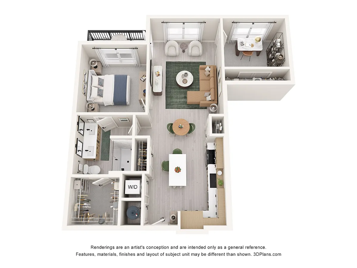 Floor plan A4 Den